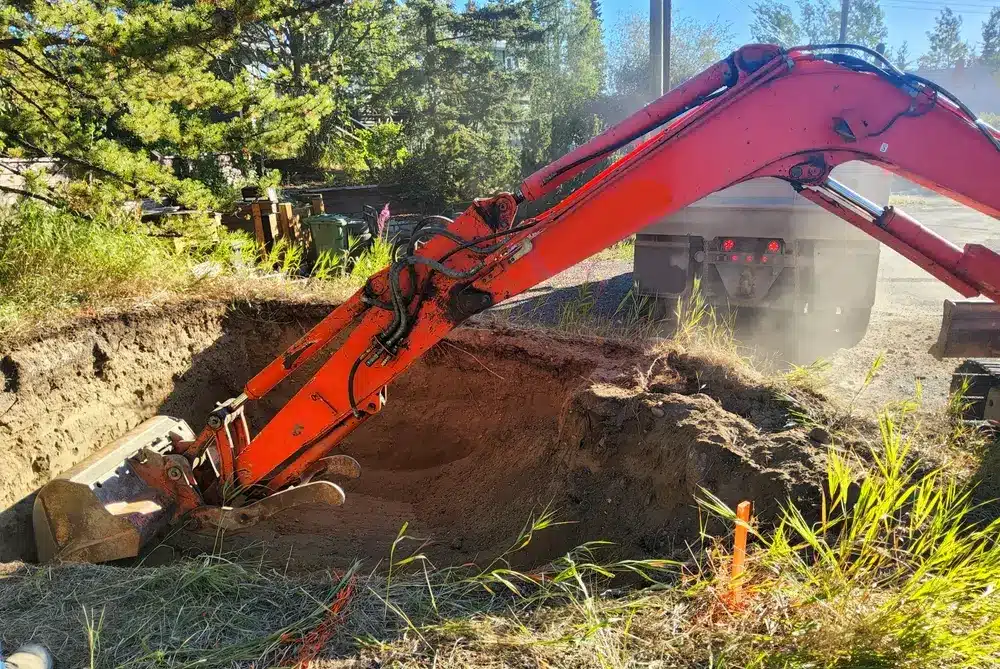 excavateur forestier