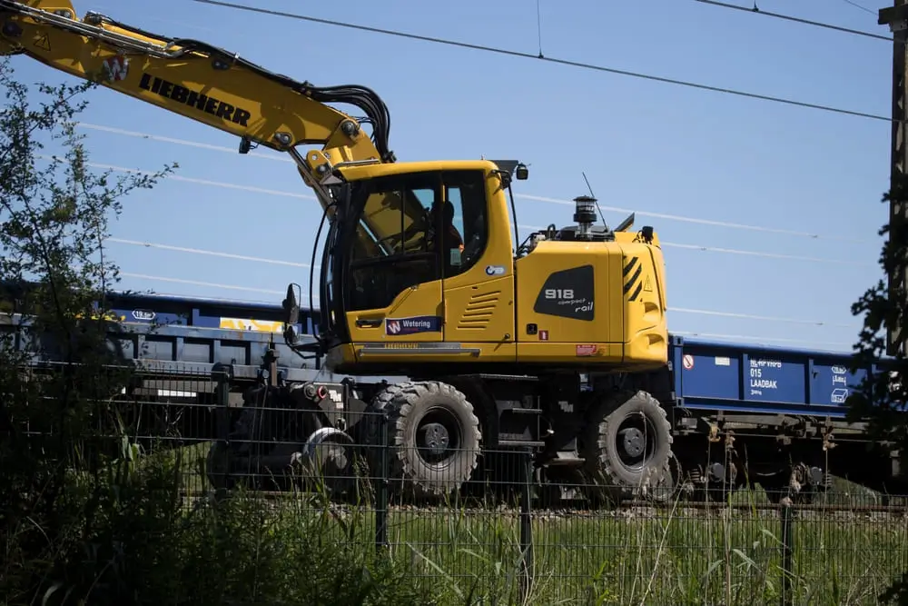 Travaux ferroviaires.